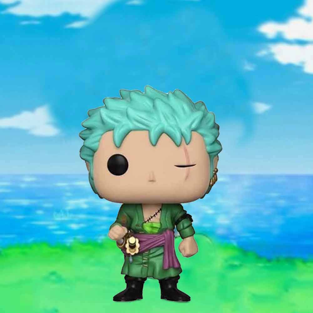 Funko POP-10CM One Piece Zoro Action Figure Model Toys For Kids Xmas Gift