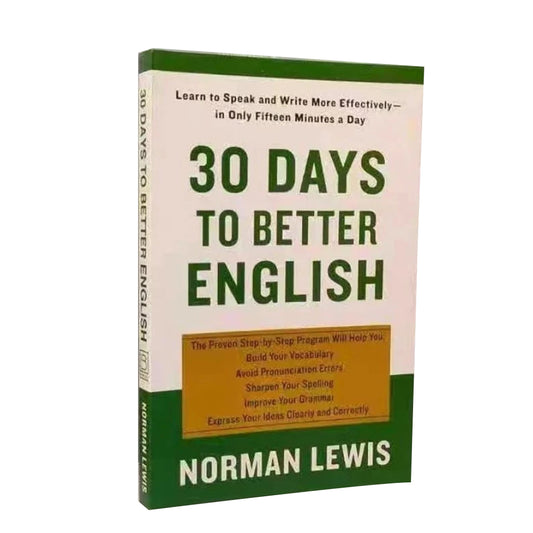 30 Days to Better English by Norman Lewis - Vocabulary & Grammar Mastery Guide