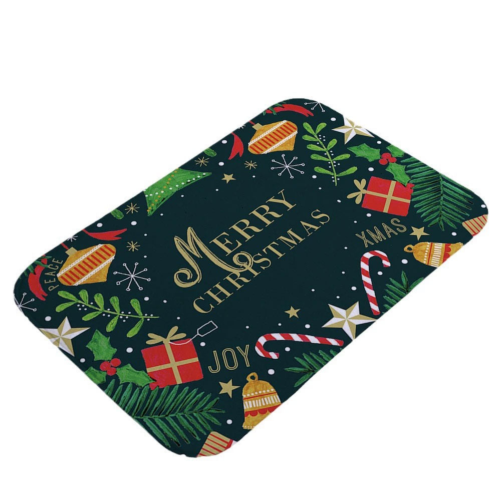 Christmas Door Mat – Santa Claus Outdoor Rug, Merry Xmas Home Decoration, 50×80cm