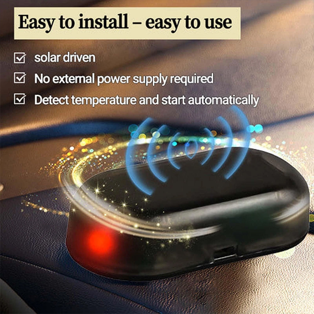 2PCS Solar Charging Car Deicer - Electromagnetic Anti-Snow & Ice Removal Tool