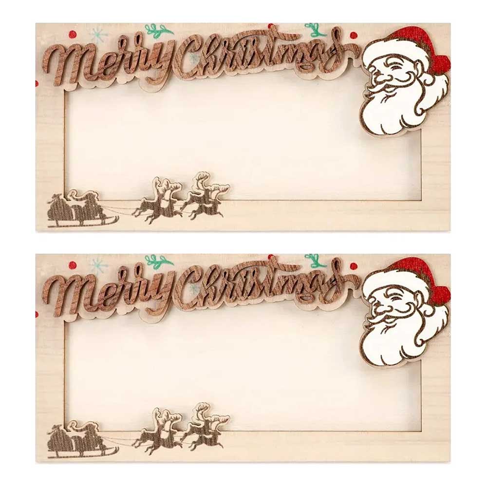 2-Pack Assorted Christmas Money Gift Wallets with Envelopes - Cute Holiday Cash Holder & Card Organizer