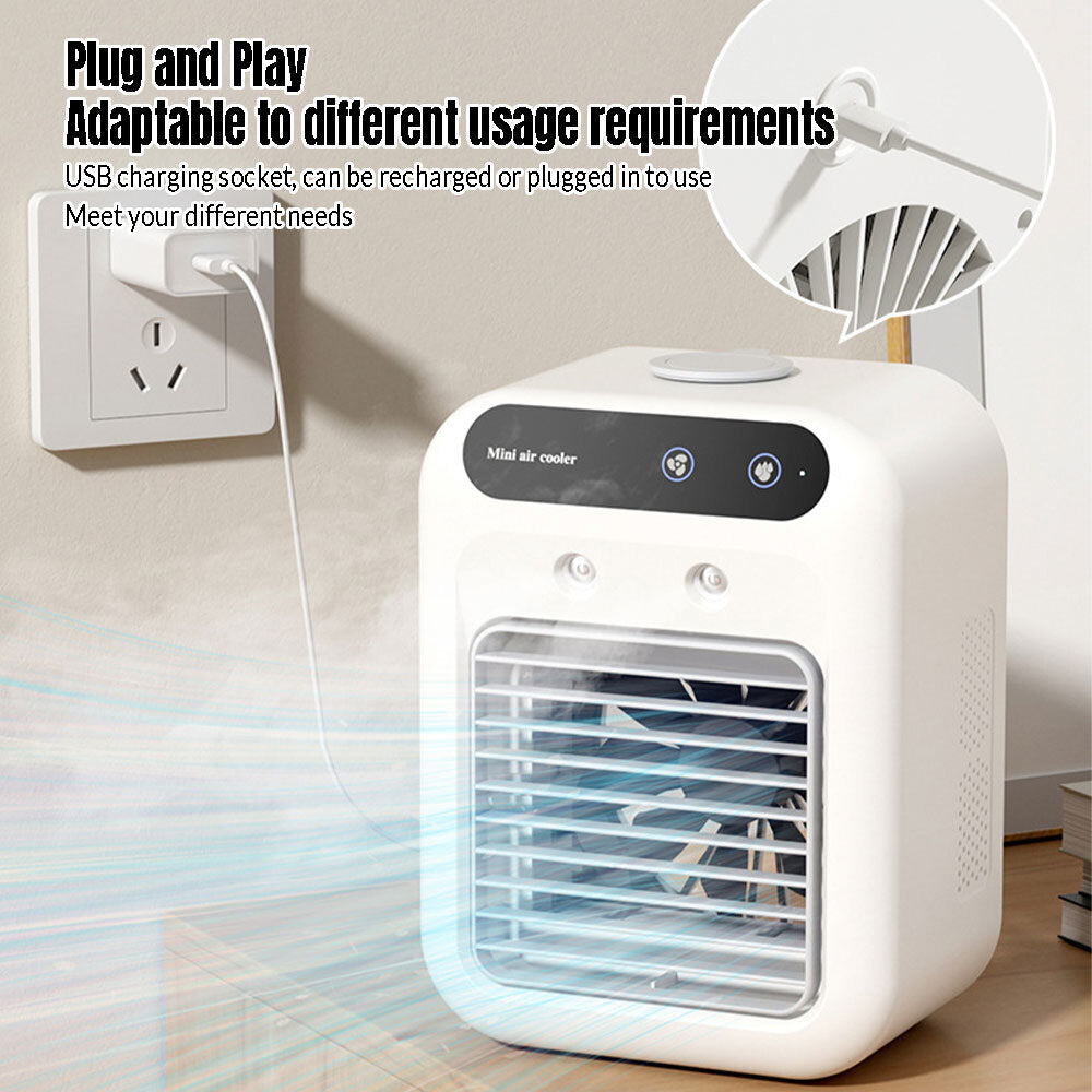 Portable Air Conditioners Personal Cooling Fan Cool Mist Fan for Bedroom Camping