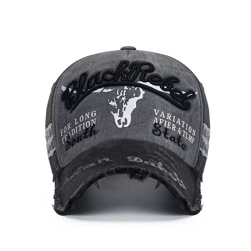Trucker Baseball Cap Unisex Hip-hop Hat Sport Snapback Mens Adjustable Womens BLACK