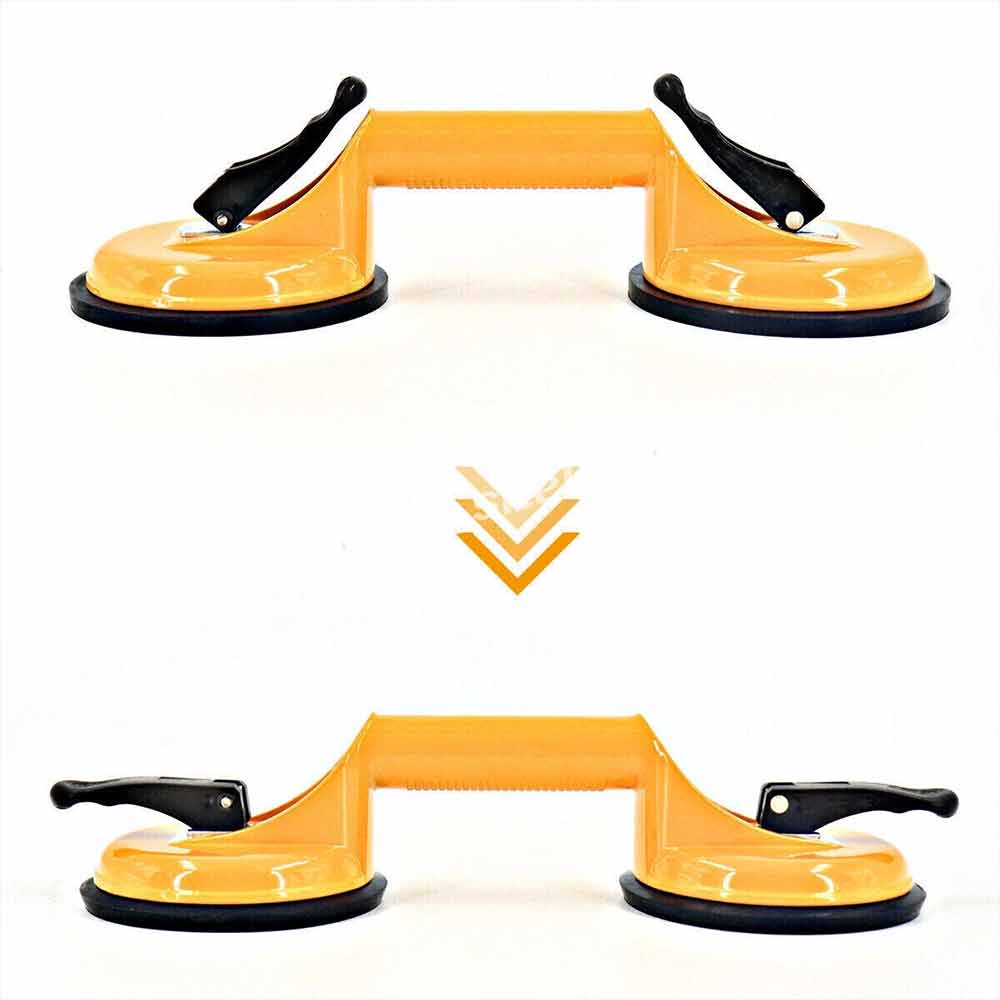 110kg Dual Suction Cup Lifter – Heavy Duty Aluminium Glass Sucker Dent Puller