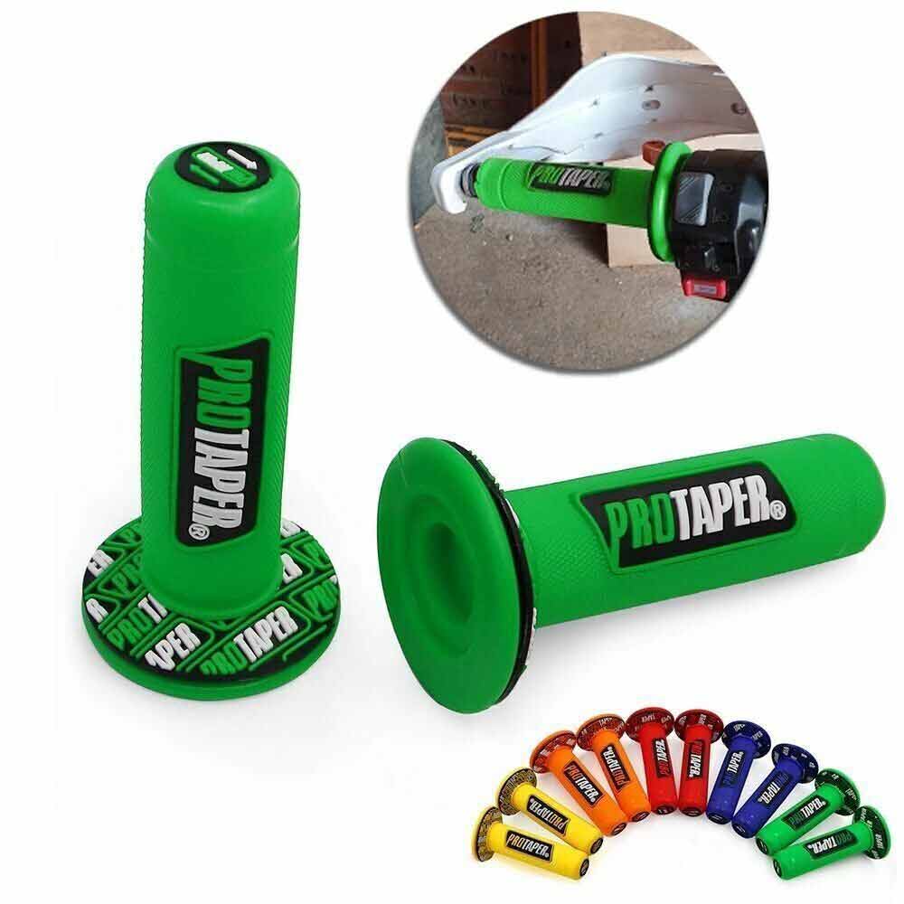7/8" Motorcycle Hand Grips Pair Rubber Gel Brake Hands Pit Dirt Bike Motocross Motorcycle