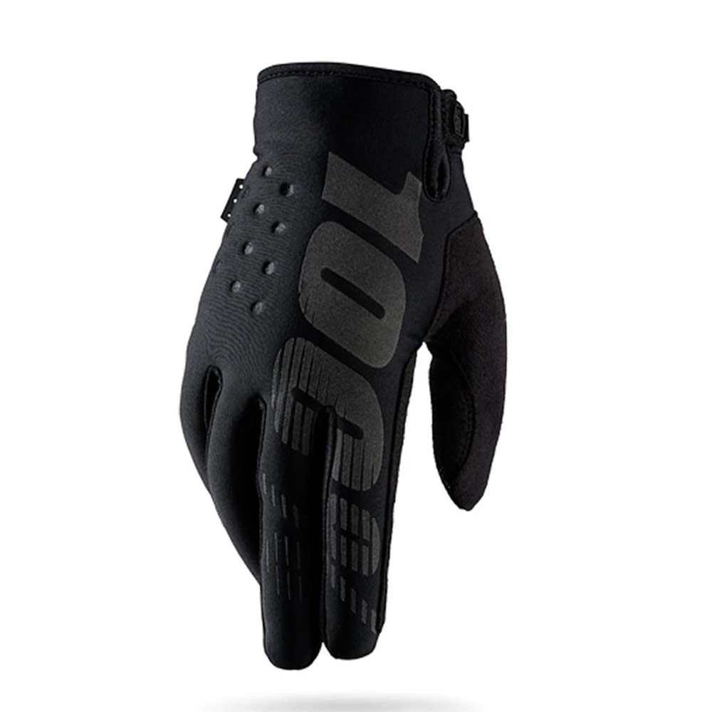 Winter Motocross & Enduro Gloves – Cold Weather Motorcycle Riding Gloves for Men, Waterproof Thermal Grip Black Gloves