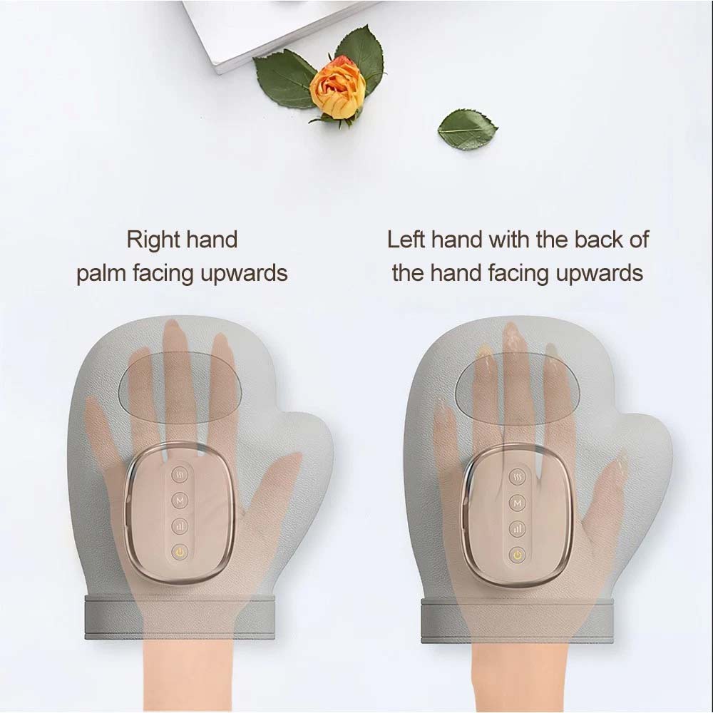 Cordless Hand Massager with Heat & Compression - for Arthritis & Carpal Tunnel