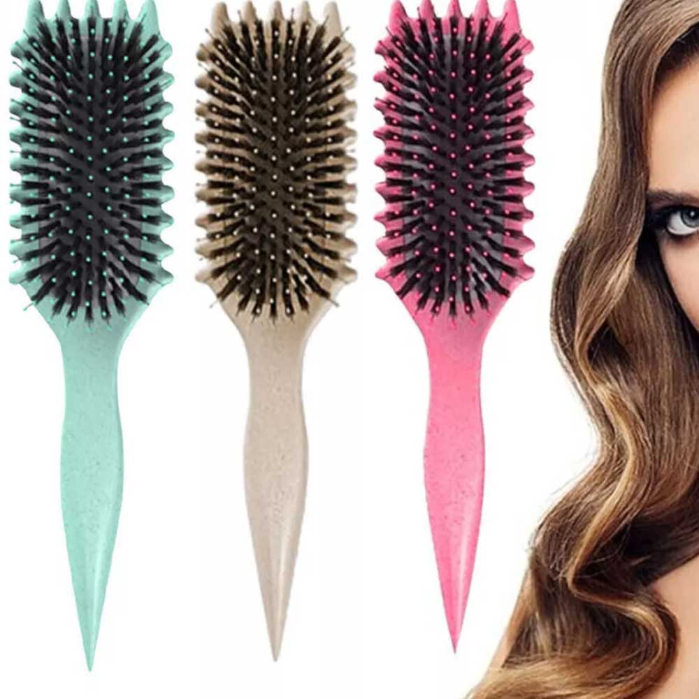 Women Curl Define Styling Defining Brush Hair Stylishing Tool Curl Brush Comb