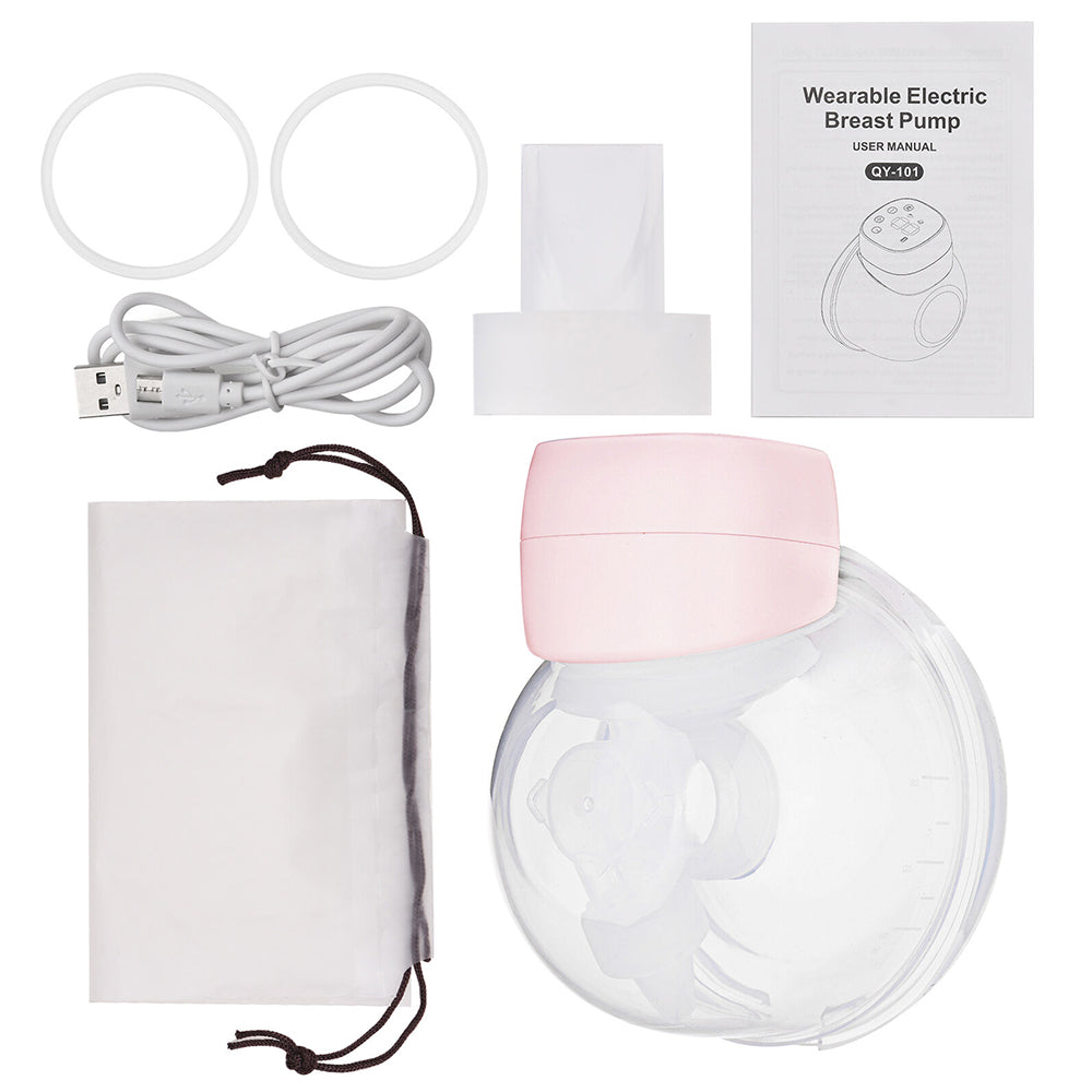 1200mAh Electric Wearable Hand Free Touch Breast Pump Silent Home Milk Collector