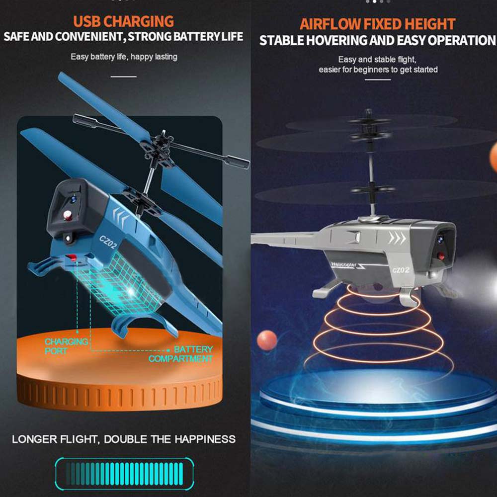 RC Helicopter Plane Drone Obstacle Avoidance Anti-collision 2.4Ghz Remote