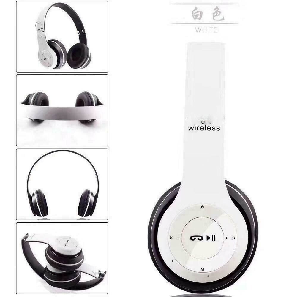 Wireless Bluetooth 5.1 Headphones with Noise Cancelling Over-Ear Earphones