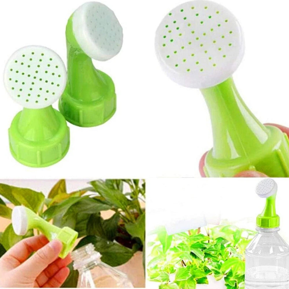 2X Bottle Top Sprinkler - DIY Plastic Watering Can Plant Waterers for Seedling Irrigation
