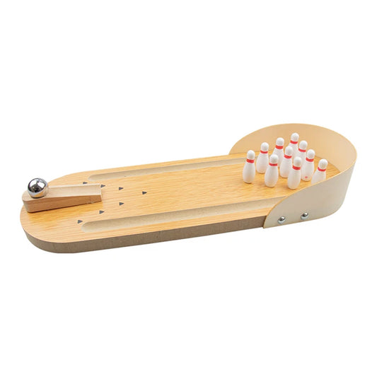 Tabletop Bowling Game – Mini Tenpin Set, Classic Family Fun Novelty Gift