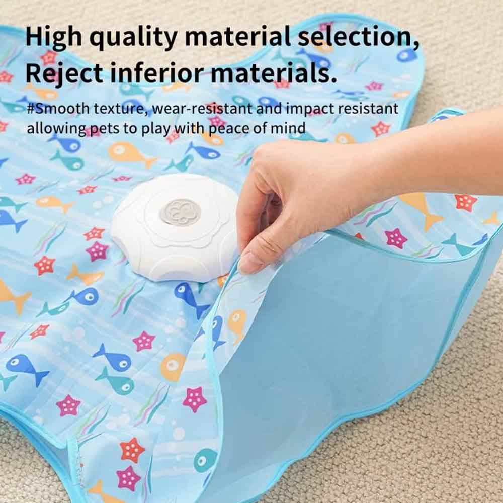 Interactive Cat Hunting Toy – Automatic Moving Feather with Mouse Sounds, USB