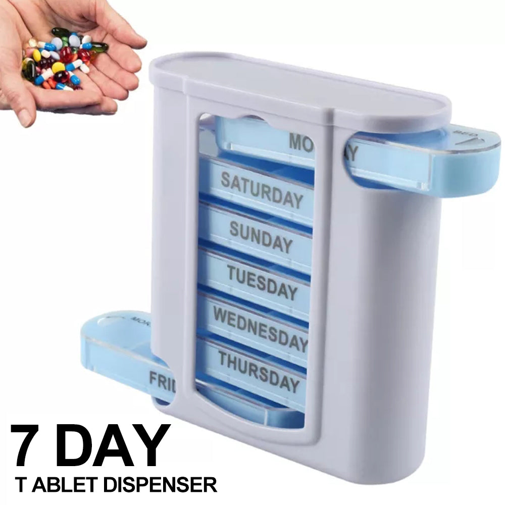 7 Day Pill Box Medicine Tablet Dispenser Organizer Weekly Storage Case