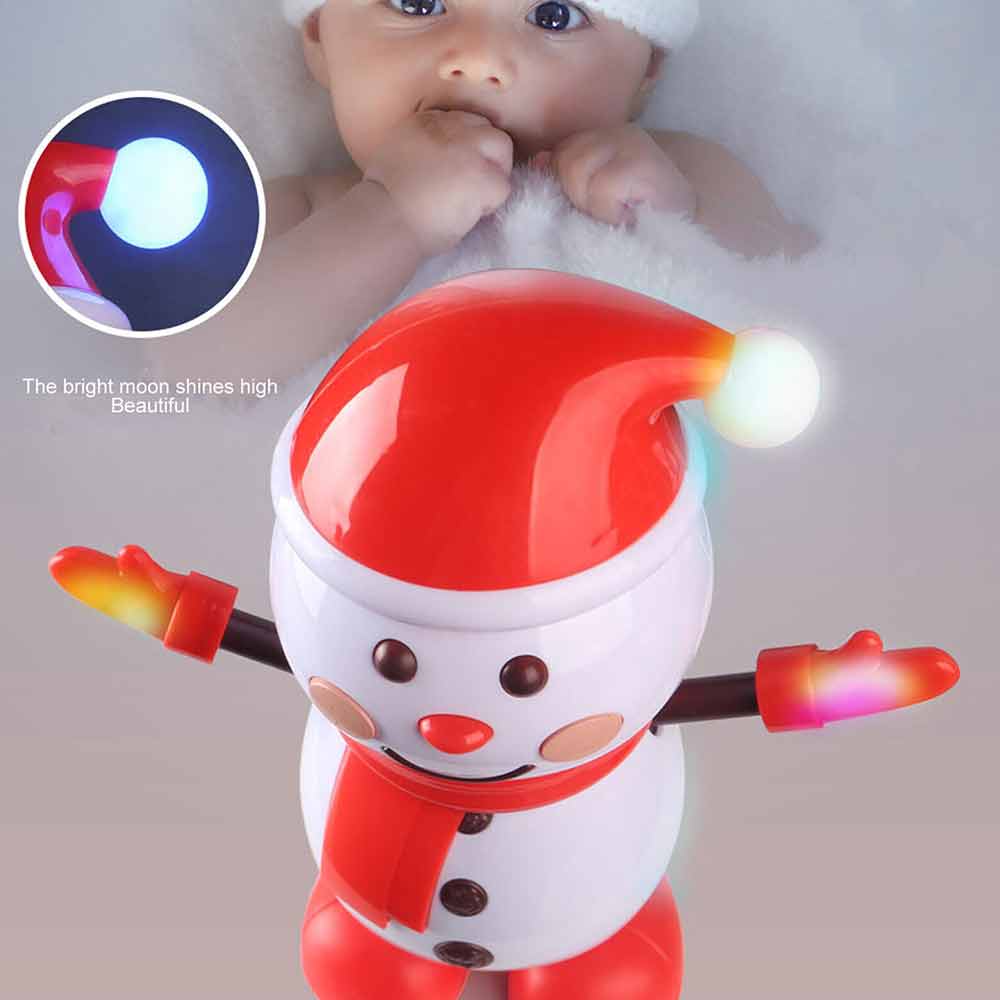 Musical Dancing Toy Electric Dance Snowman Xmas Christmas Decor Toys Gift Kids