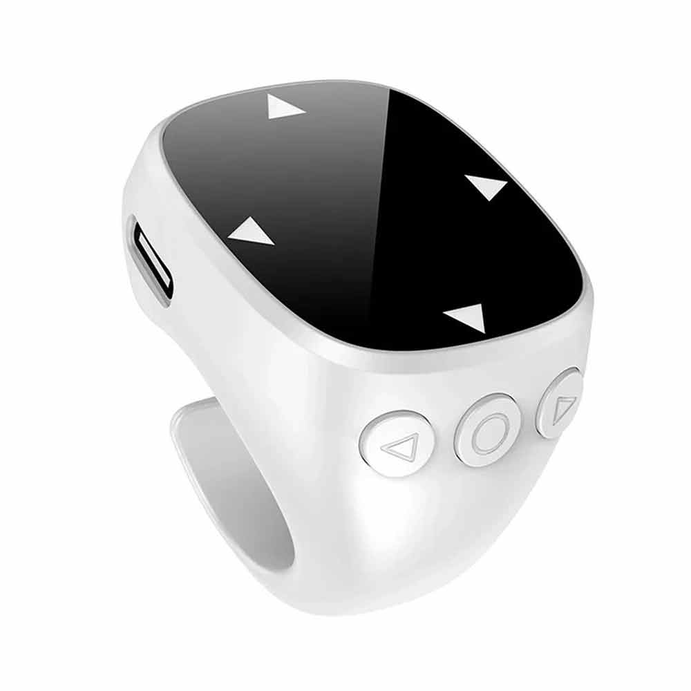 Bluetooth 5.3 Scrolling Ring – TikTok Remote Selfie Page Turner for Phones