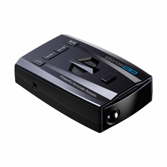 Universal Car Radar Detector – 360° Full-Band Laser & Radar Alert with Voice Warnings