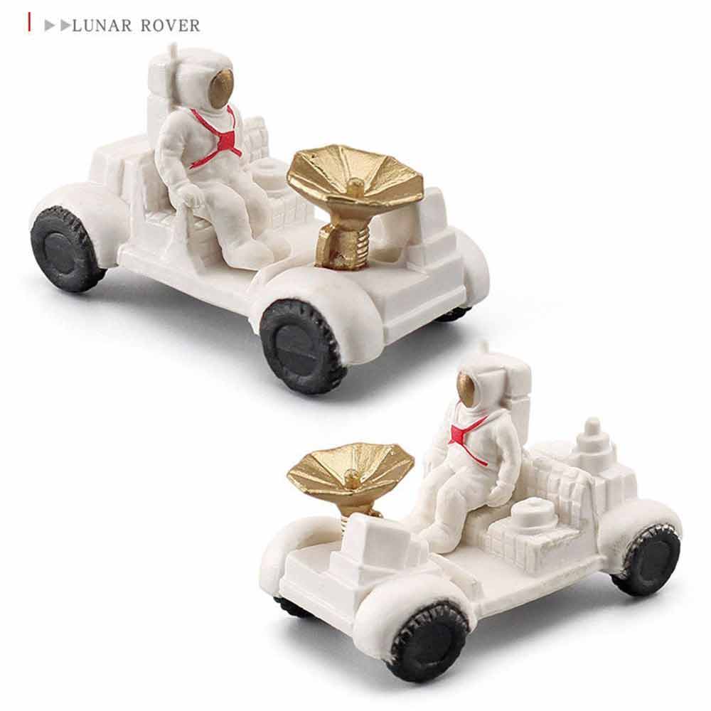 Astronaut Simulation Model Kids Toy Mini Rocket Space Figure Scene Ornament