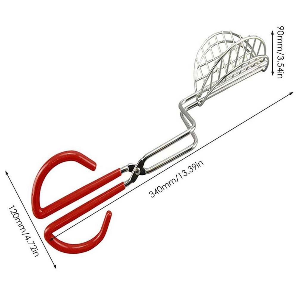 Taco Shell Maker Press Tortilla Fryer Tong Plated Steel Kitchen Rack Food Clip