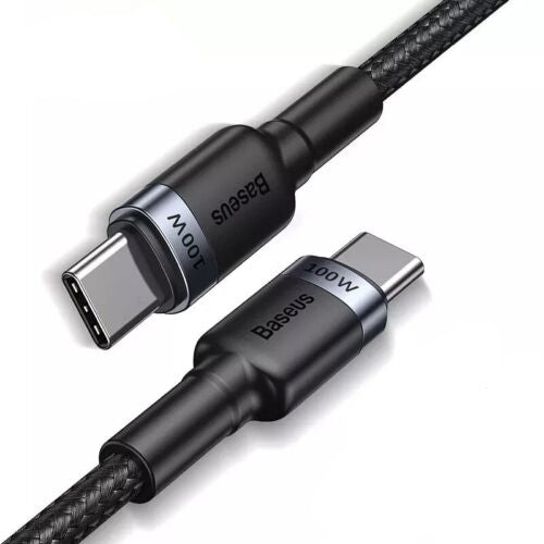 Baseus 100W USB C To USB C Type C Cable PD Fast Charger Cord For Samsung Macbook