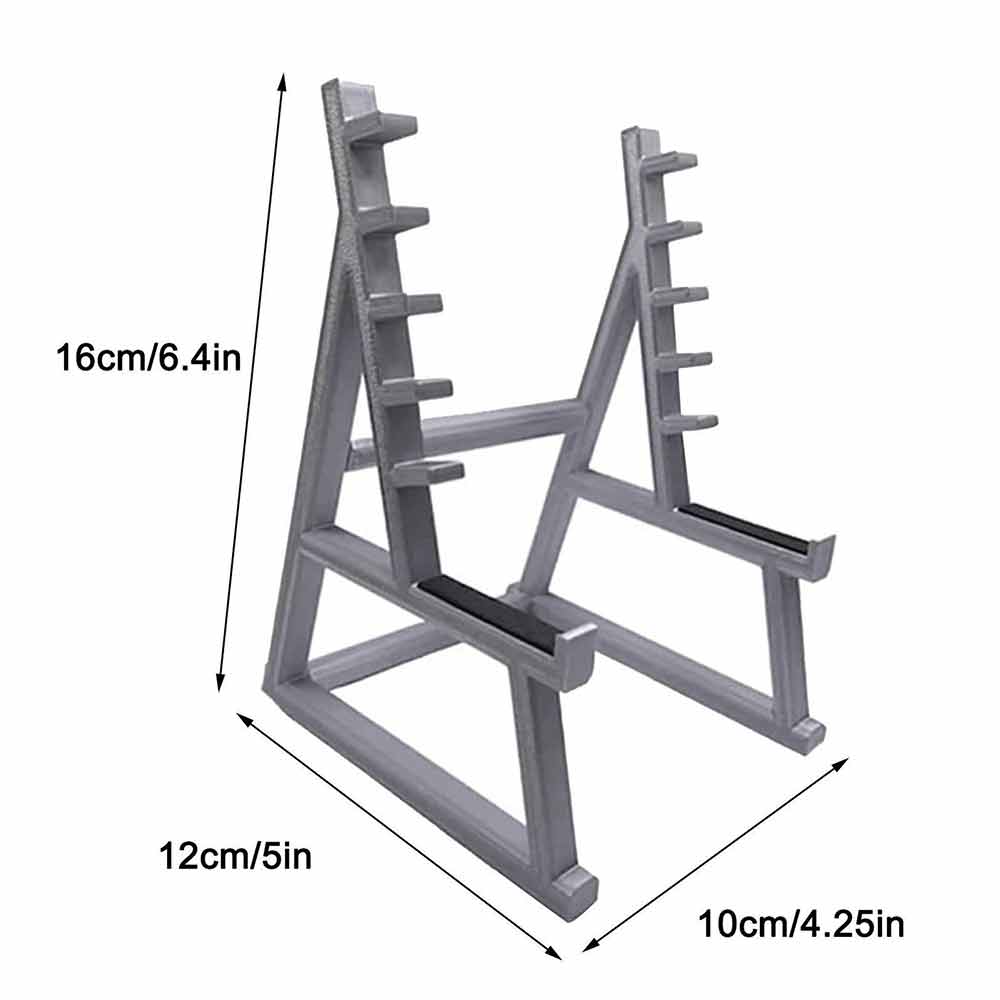 Funny Barbell Rack Pen Holder Gym Theme Desk Pen Organizer Squat Rack Pen-Holder