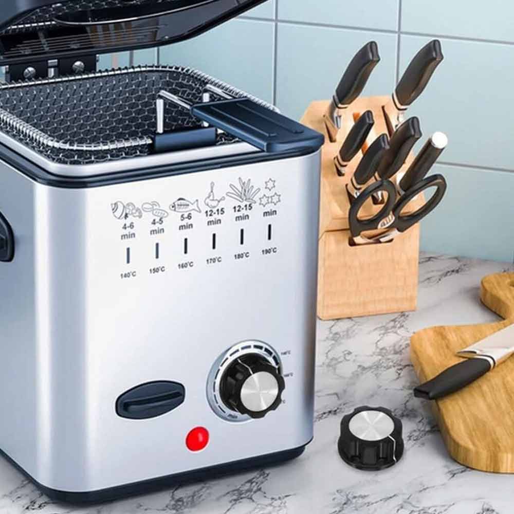 2-Pack Universal Air Fryer Timer Knob Replacement, 360° D-Shaft Control Switch Knob, Heat-Resistant