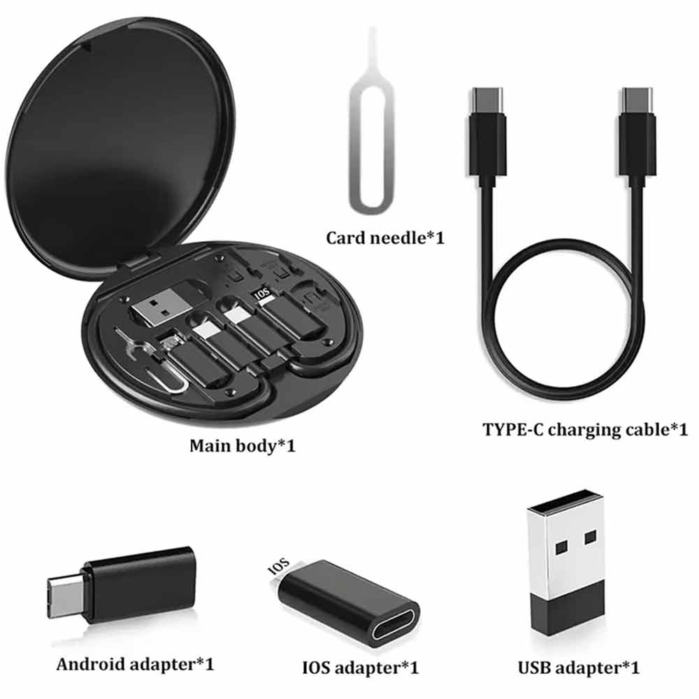 Multi USB-C to C 60W Charging Cable Kit – USB-C to Lightning