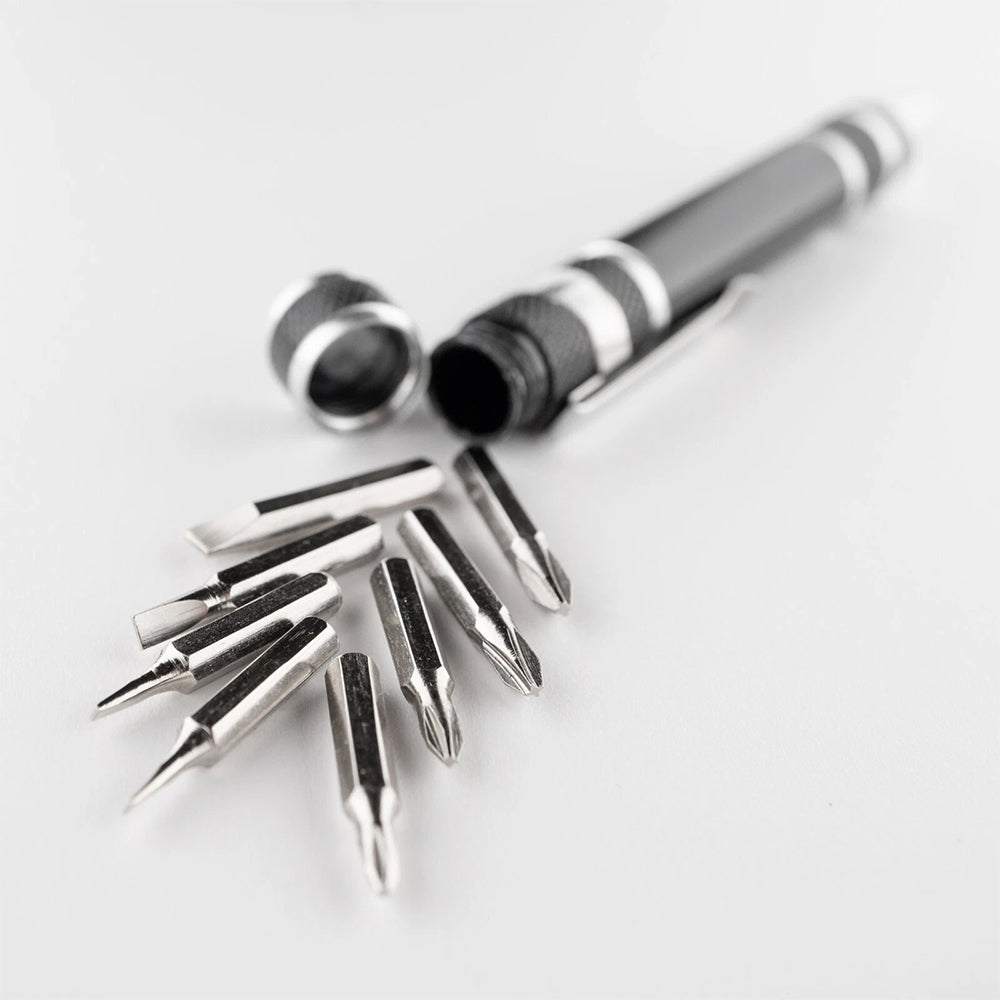 8-in-1 Magnetic Precision Pen Screwdriver Set – Portable Pocket Repair Tool for Watch, Glasses, Laptop & Electronics