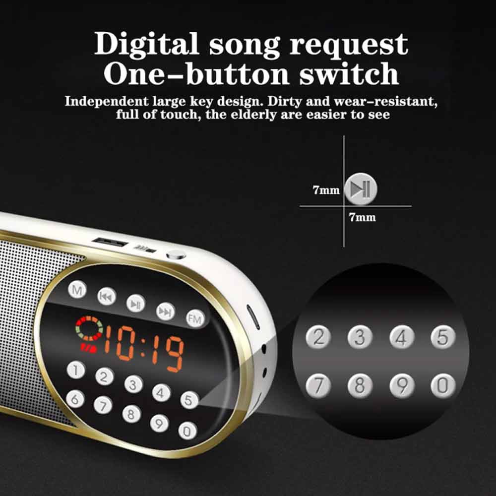 Portable Wireless Bluetooth Speaker Stereo Bass Loud USB FM Stereo Bass Speakers