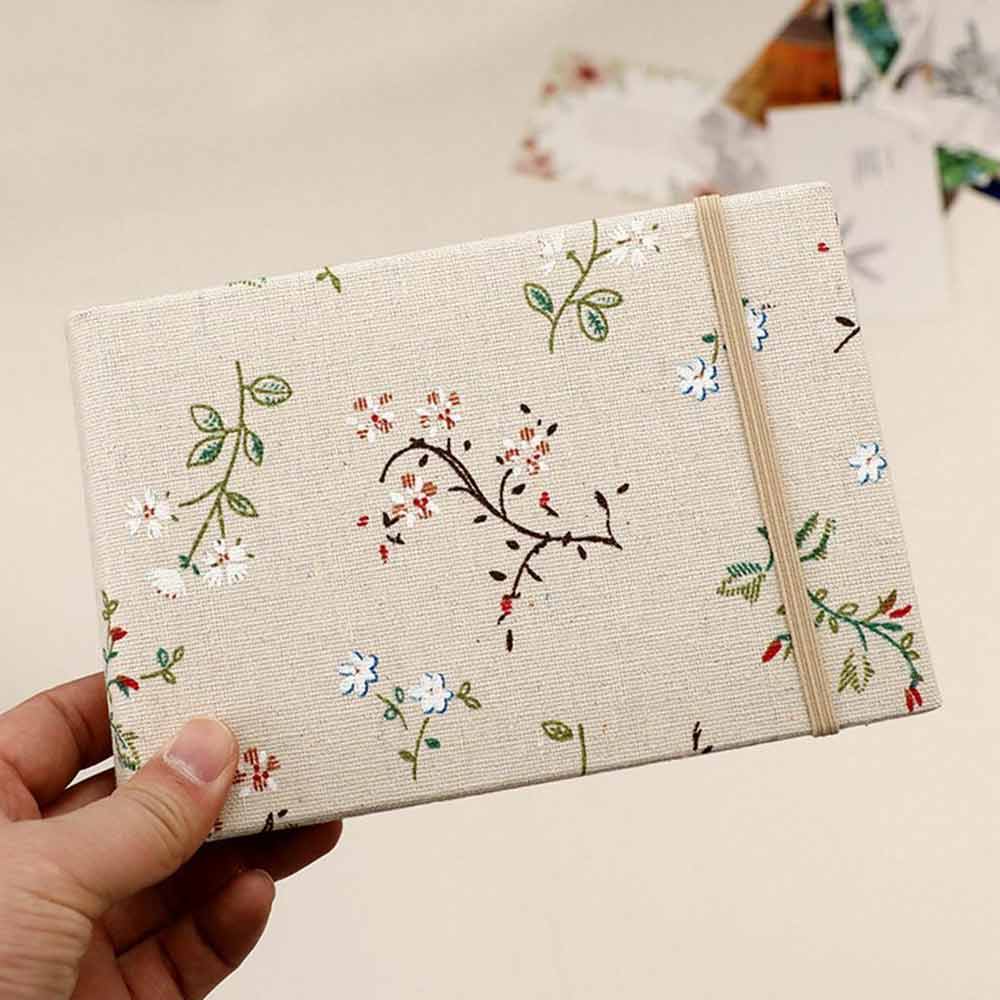 6Inch Small Photo Album Photo Album on Fabric Polaroid Postcard Storage Brochure