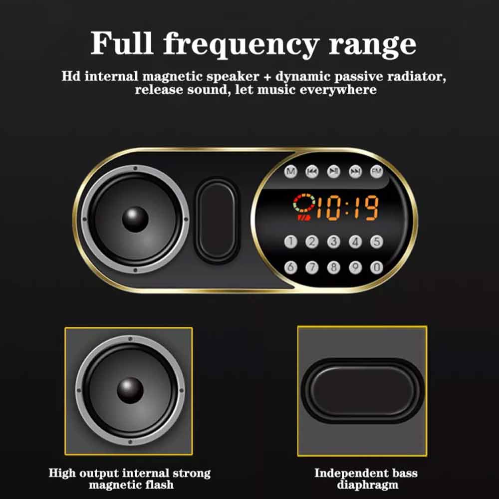 Portable Wireless Bluetooth Speaker Stereo Bass Loud USB FM Stereo Bass Speakers