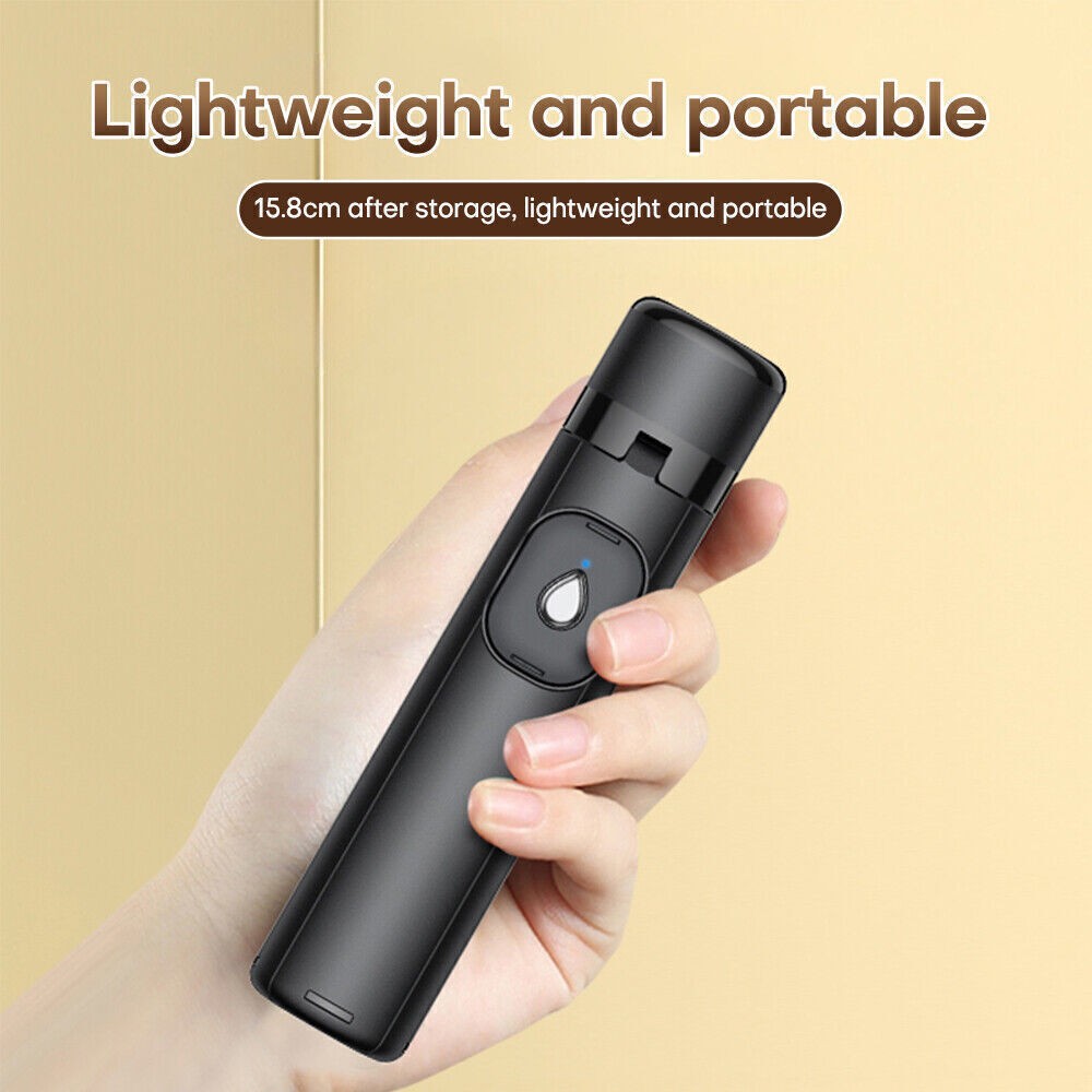Universal Extendable Bluetooth Wireless Selfie Stick with Fill Light Tripod