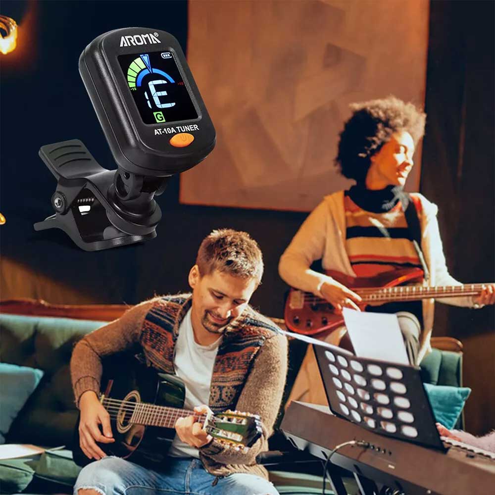 Guitar Tuner Rechargeable Digital Electronic Tuner Acoustic Guitar Tuner Violin