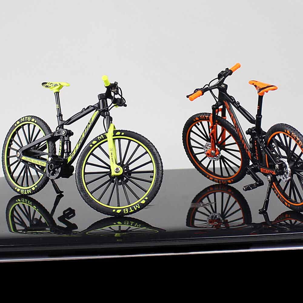 1:10 Mini Mountain Bike Model Diecast Metal Finger Bicycle Racing Toy Collection