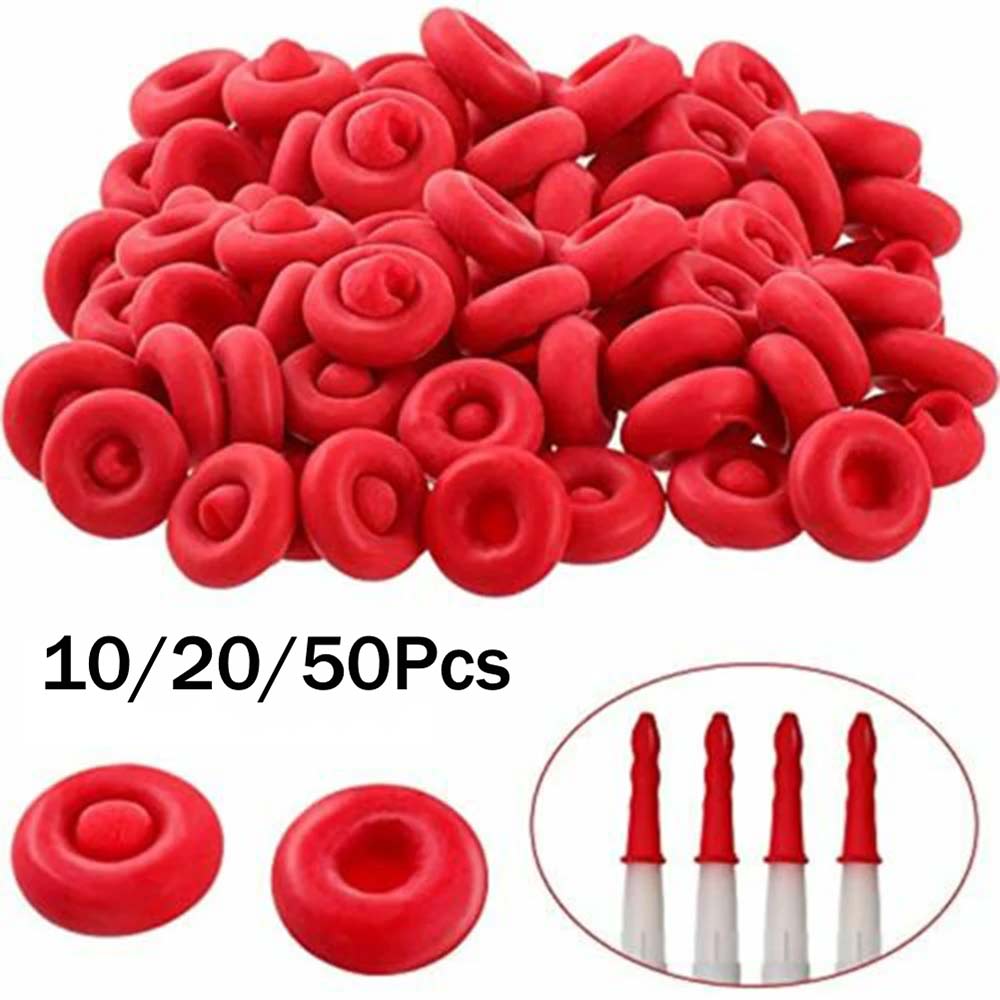 50pcs Latex Caulk Saving Cap Re-Sealable Caulking Tube Nozzle Tips Covers