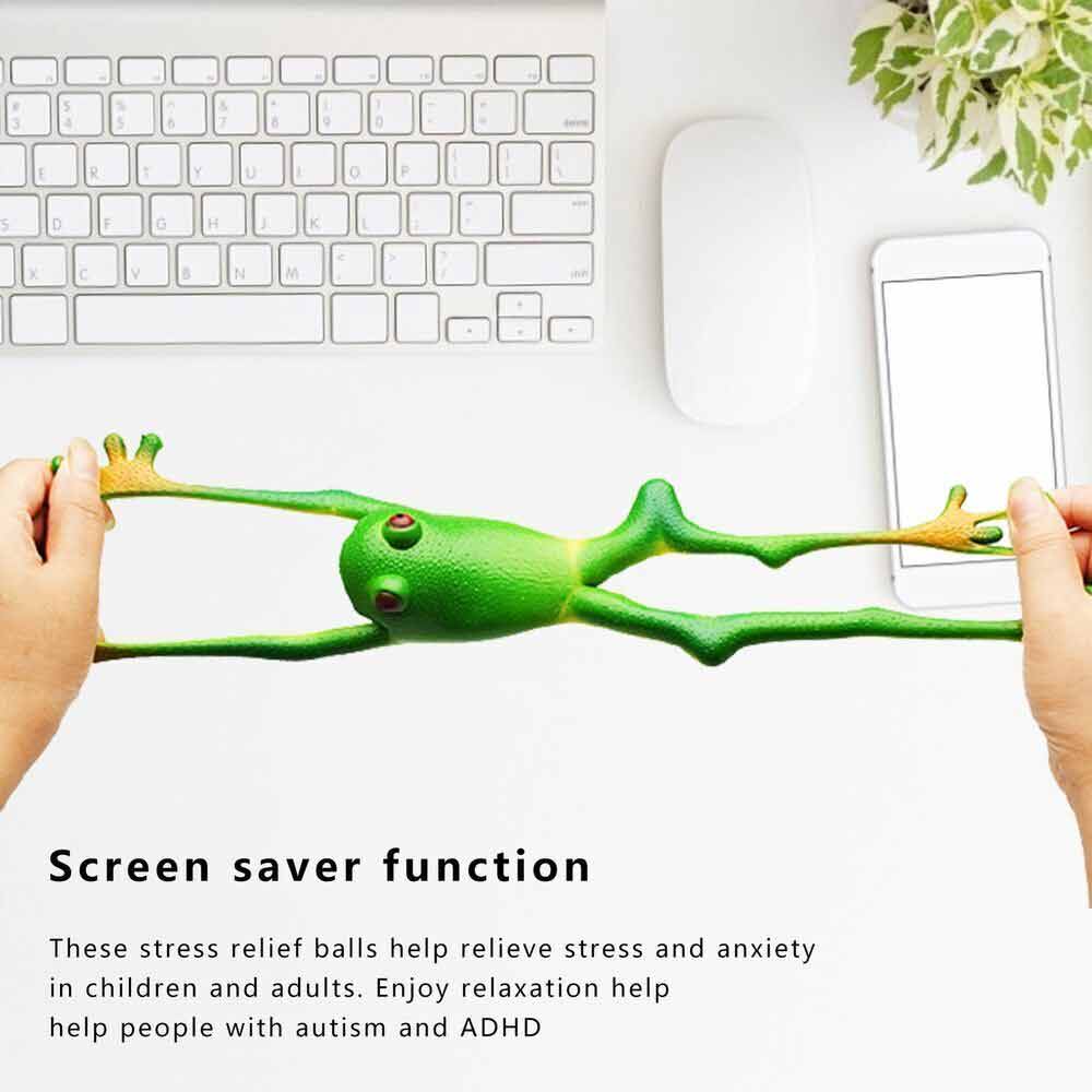 Frog Model Tricky Toy Soft Rubber Fake Frog Simulation Decompress Frog Toys