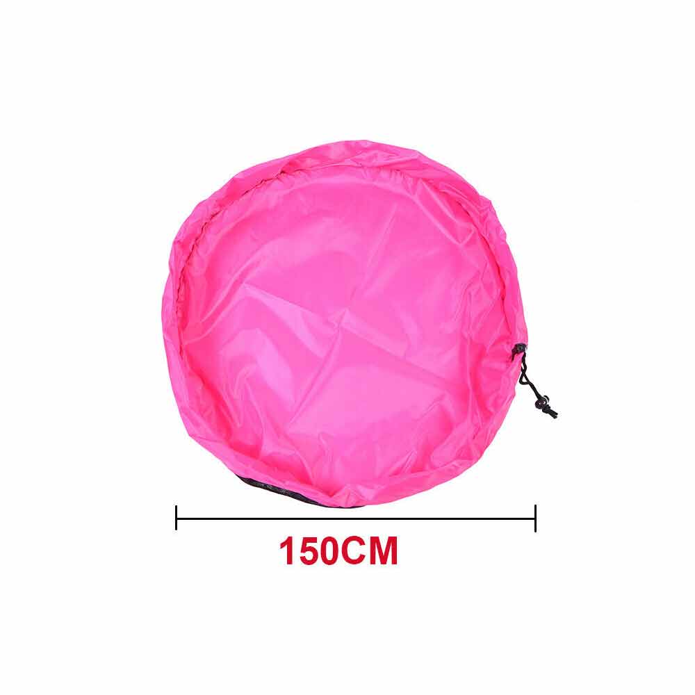 1.5m Portable Kids Play Toy Storage Bag Mat Organizer Drawstring Pouch