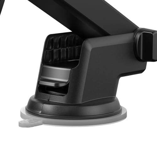 360° Rotating Auto-Clamp Phone Holder - Universal Fit with Extendable Arm 6.5cm