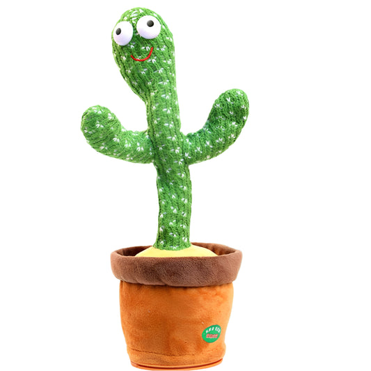 Talking Toy Dancing Cactus Doll Speak Talk Sound Record Repeat Kawaii Cactus Toy