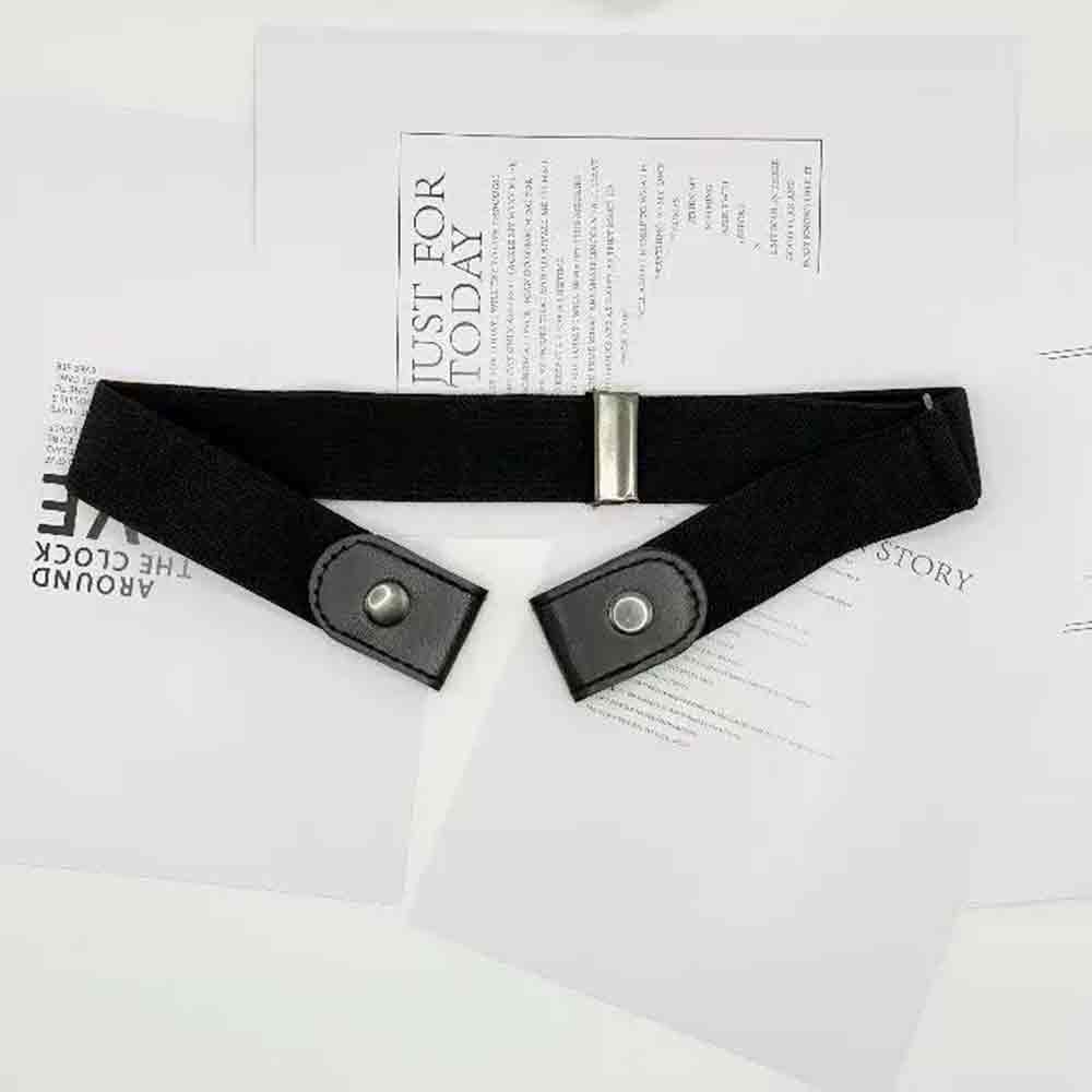 Traceless Invisible Elastic Belt – No-Buckle Stretch Belt for Women's & Men's Jeans Pants
