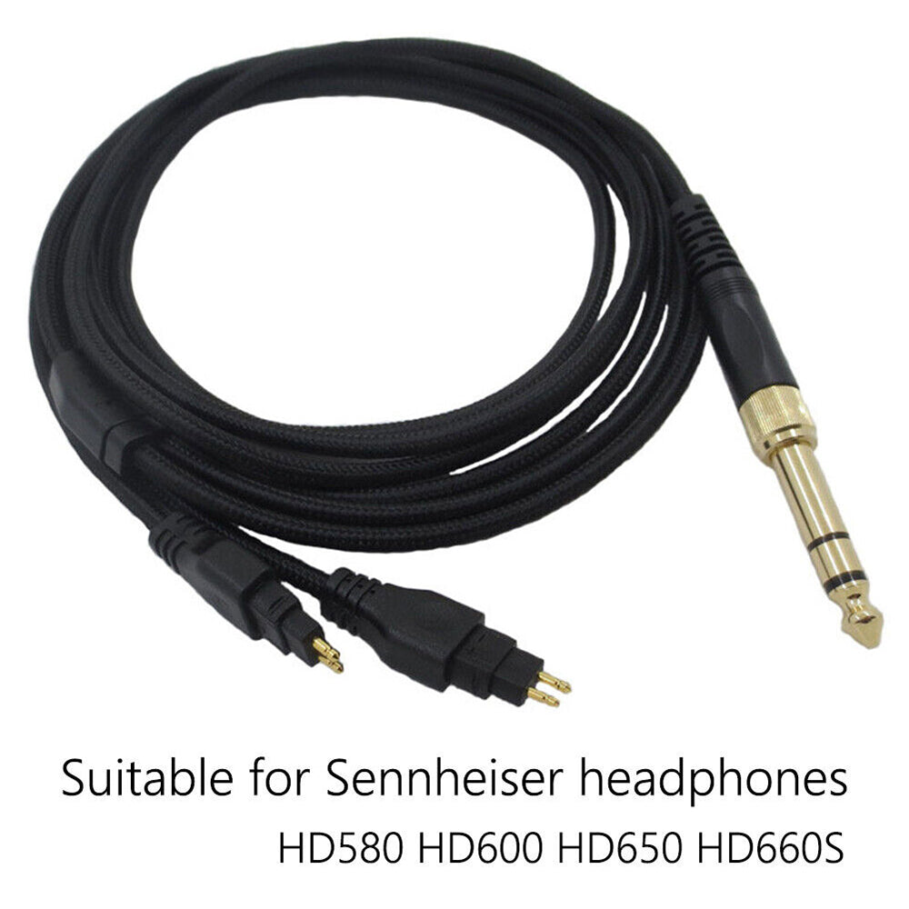 2M Replacement Headphones Audio Cable for Sennheiser HD580 HD600 HD650 Earphones