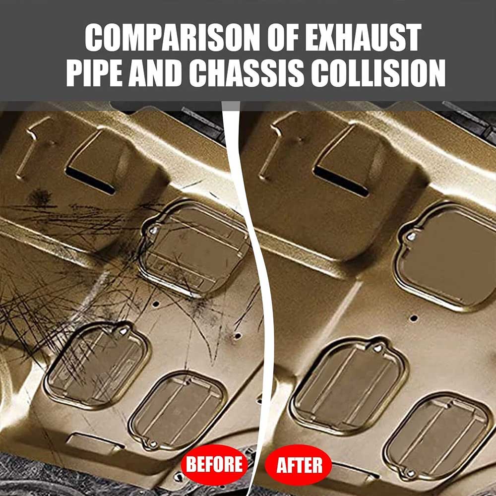 4PCS Car Exhaust Rubber Hangers - Heavy Duty Universal Pipe Mount Brackets