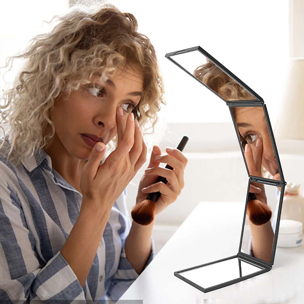 4-Way Mirror 360° Adjustable Haircut Tool - Telescopic Foldable Self Haircut Mirror