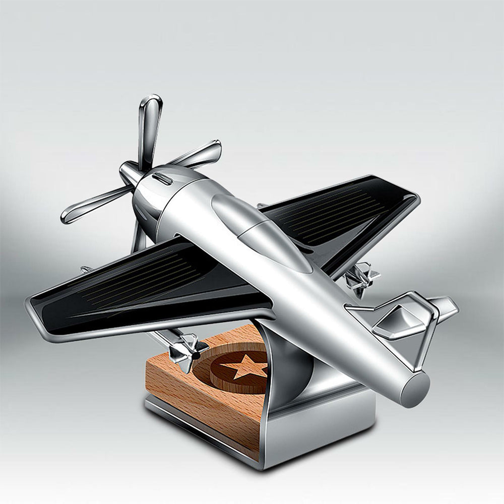 Solar Car Perfume Air Freshener Dashboard Airplane  Interior Rotating Gift Decor