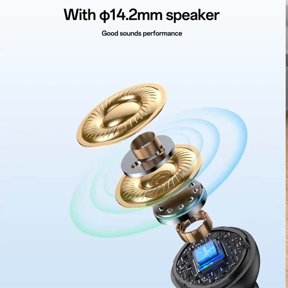 TWS Wireless Earbuds Bluetooth 5.3 - 25H Playtime, ENC Noise Reduction, IPX4