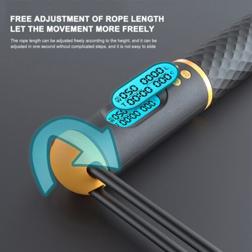 2 In 1 Jump Rope With Digital Counter Calorie Count Cordless Skipping Rope