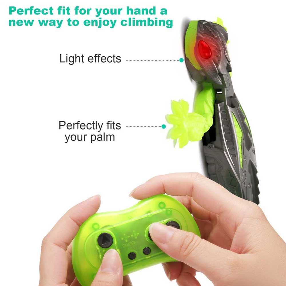 Wall Climbing Gecko Robot - Rechargeable Remote Control Toy for Ages 4+