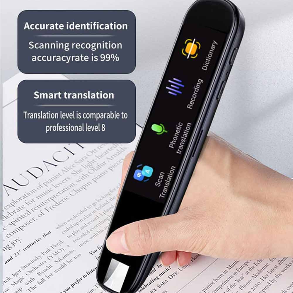Smart Scan Translation Pen Text Reading Pen 110+ Voice Language TranslatorDevice