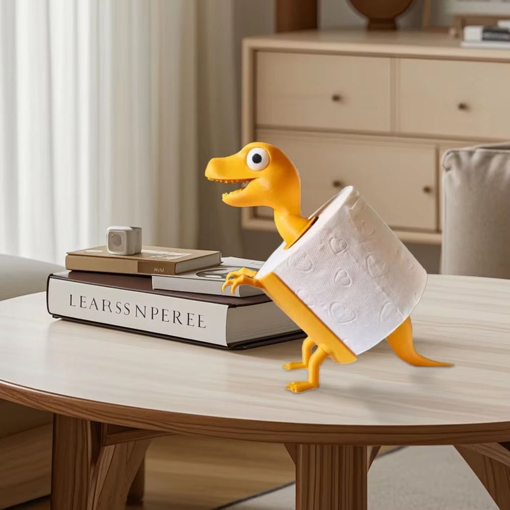 Dinosaur Shape Toilet Paper Holder Cartoon Tissue Storage Rack Paper Towel Stand